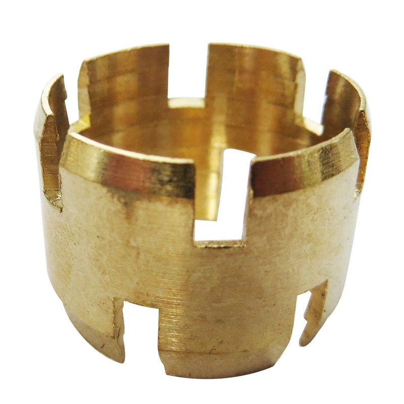 Legines Brass DOT Air Brake Hose Ends Fitting, Sleeve, 1/2" I.D. Tubing, Pack of 5 - Image 2